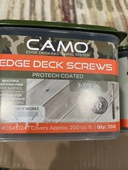2X Hidden Deck Fastener 1-7/8 in. ProTech Coated Steel 2-Driver Bits (1400 CT))