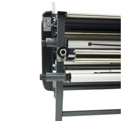 US Stock QOMOLANGMA Roller Heat Transfer Machine 67in for Textiles/Banner 1PH
