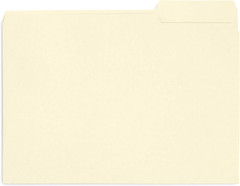 Manilla File Folders 8.5 x 11, 1/3 Cut Tab, Letter Size Vanilla folders, Great f