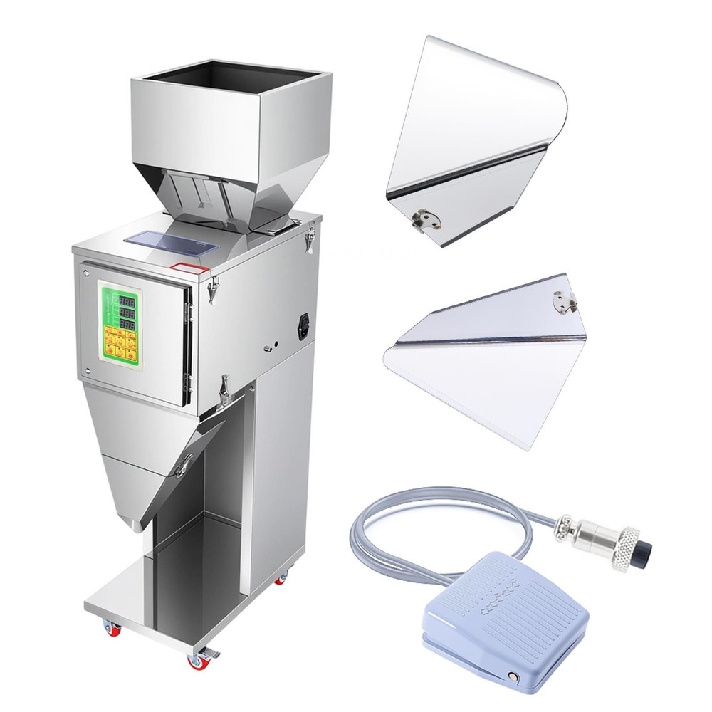 10-1000g Particle Filling Machine Stainless 110V Steel Granule Filler for Beans