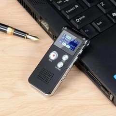 Portable Digital Voice Recorder MP3 WAV Playback USB Rechargeable Recorder