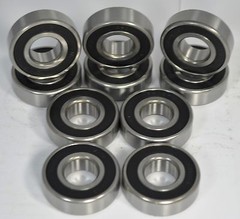 6203-2RS C3 Premium Sealed Ball Bearing, 17x40x12 (Qty. 10)