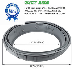 Upgraded DC97-16140P Outer Diameter: 19.7 in,Inside 15.2 in, Grey