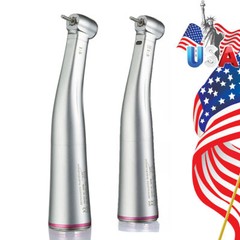 Dental Electric 1:5 increase Contra Angle (LED) Red Ring fit NSK micromotor USPS