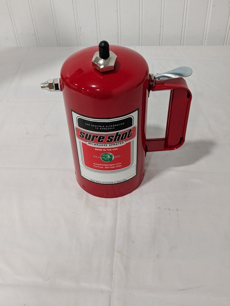 Sure Shot 1 Quart Enameled Steel Sprayer, Red A1000R