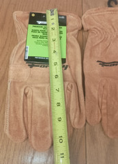 Forney Premium Cowhide Leather Fencer Work Gloves (Men’s XXL 2XL) Durable