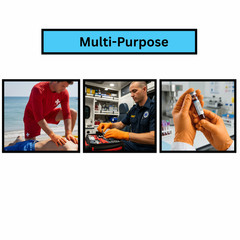 5 Mil Full Latex Powder Free Orange Nitrile Disposable Gloves 2000 Pcs, Small
