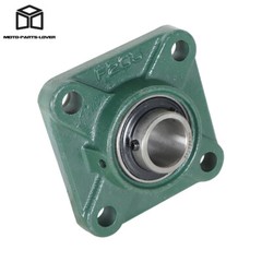 10 pcs UCF205-16 Pillow Block Flange Bearing 1″ Bore 4 Bolt Solid Base