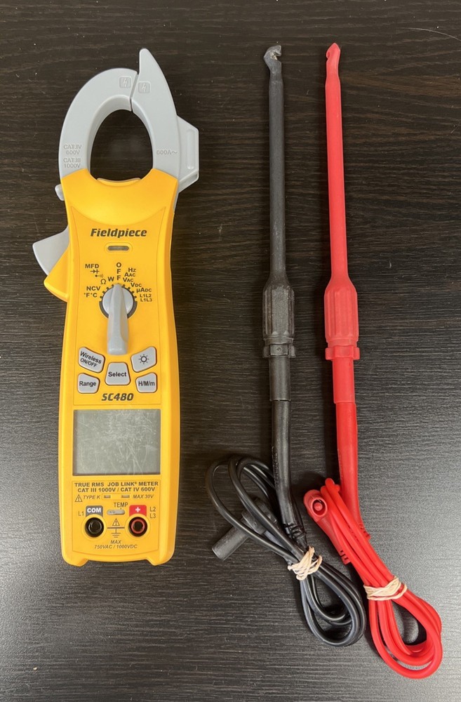 Fieldpiece SC480 Wireless Power Clamp Meter