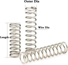 Mini Stainless Steel Compression Springs Set – 15 Sizes for Easy Repairs