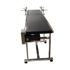Flat Belt Conveyor 210cm Length x 40cm Width for Assembly Lines & Packaging