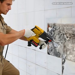 Brushless Hammer Drill,800W Battery-powered Hammer Drill,Hammer Drill w/ 4 Modes