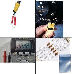 10 PCS 2.2 Ohm Resistor 1/4W 5% Tolerance Airbag Bypass Electrical Components