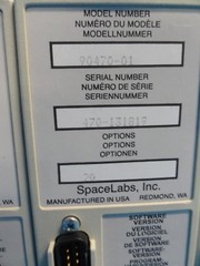 4 x SPACELABS 90470, 90470-01 / 02 (ECG/RESP MULTIVIEW TEMP 1 & 2) MODULES~16391