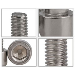 201 Stainless Steel Socket Cap Head Screws M3 M4 M5 M6 M8 All Sizes Allen Bolts