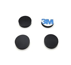 1/2″ Wide Round Rubber Stick on Feet Bumper Pads 1/8″ Thick 3M Adhesive Backing