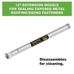 Roofing Sealant Dispenser Kit for Metal Fasteners 30oz Extension Nozzle