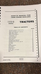 John Deere 1010 Series Tractor Service Repair Manual – SM2033