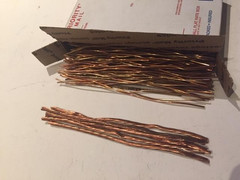 Scrap Copper Bare Bright Wire Lot 6 Pounds Melting Metal Crafts Jewelry
