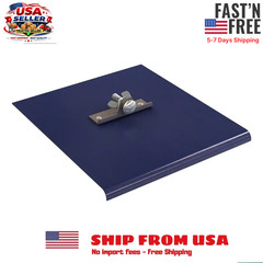 9 In. X 10 In. Blue Steel Walking Concrete Edger Long Lasting Sturdy Durable New