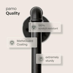 Wall Mounted Clothing Rack Industrial Pipe 79.13 W 87.4 H Black Steel pamo