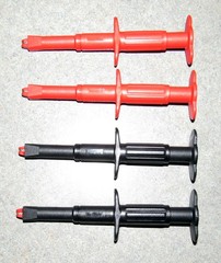 Genuine Fluke Heavy Duty Insulated Alligator Clips – Two Pairs