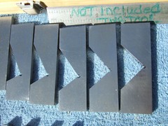 MILL ANGLE BLOCKS BROWN&SHARPE (17) 1/4*-45* MACHINIST TOOLMAKER INSPECT GRIND