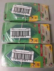 19 Packages Of 6 Sheets Of Gator Zip Hex Assorted Sandpaper, 80 – 120 – 220grit