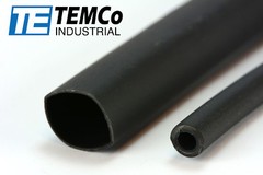 TEMCo 1/2″ Marine Heat Shrink Tube 3:1 Adhesive Glue Lined 4 ft BLACK