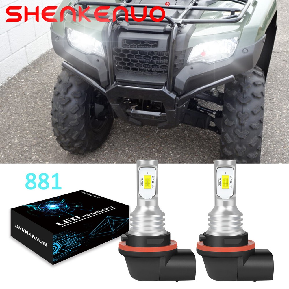 Replacement For 4030061 Headlight Bulbs ATV Polaris models 30/30w 3 Prong 6000K