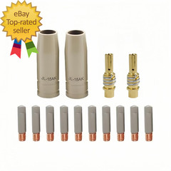 14Pcs Mig Welding Nozzle Tips 030″ with Non-Stick Coating;Ceramic Welding Nozzle