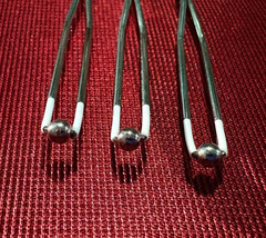 3 Pcs Hysteroscopic Monopolar Ball Electrodes for Working Element 2.9mm Reusable