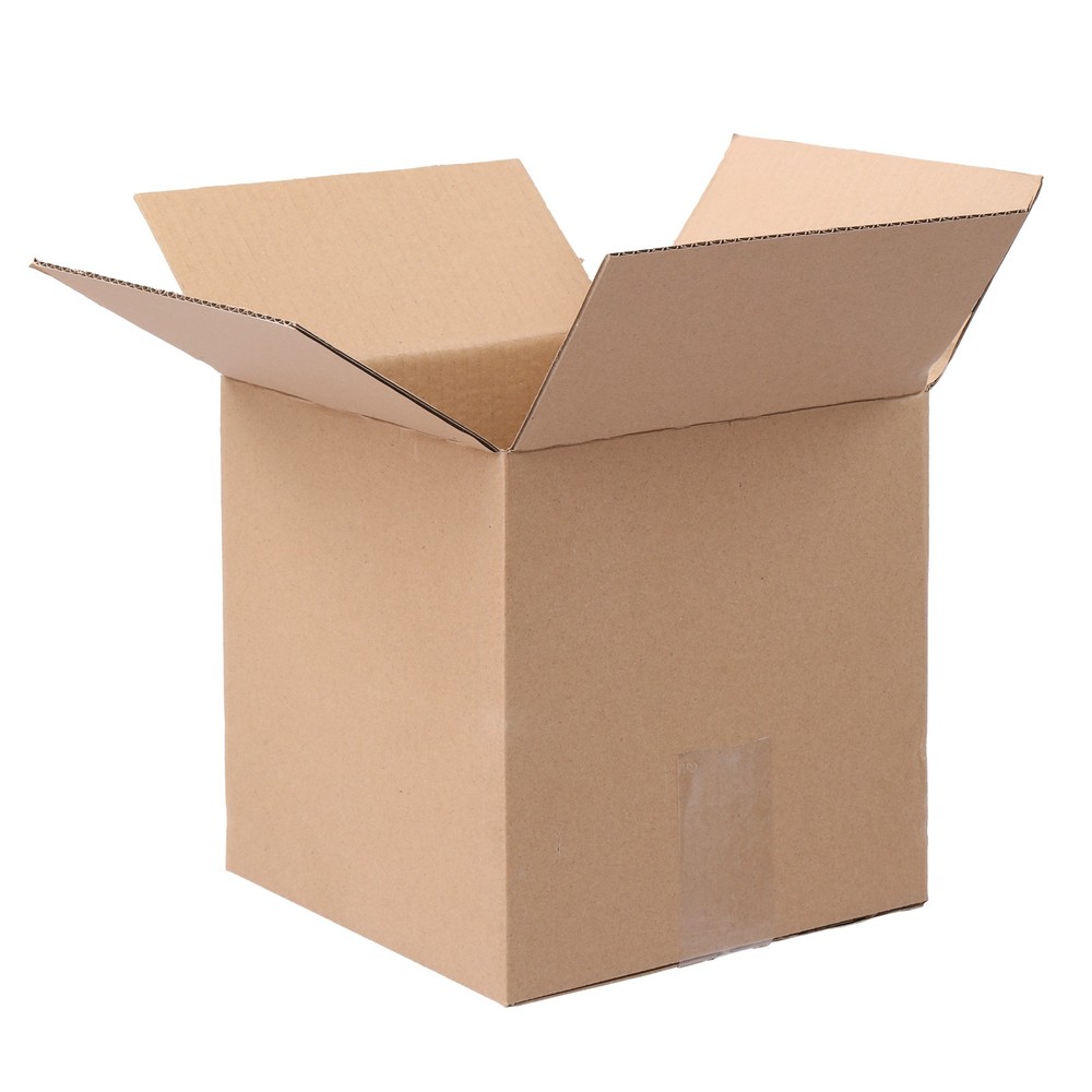 50 8x8x8 Brown/Kraft Corrugated Cardboard Shipping Boxes for Moving Recyclable