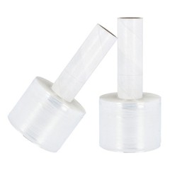 120 Gauge 3″ x 700′ Mini Extended Core Stretch Wrap Banding Film Clear 18 Rolls
