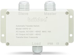 HAPS-01, Automatic Transfer Switch, Briidea 120 VAC 16 AMP ATS, AC120V -60HZ