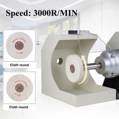 High Speed Dental Lab Polishing Lathe 3000RPM Desktop Polishing Unit Machine USA