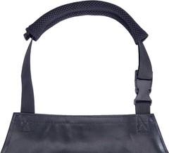Homsolver Heavy Duty Vinyl Waterproof Apron for Unisex Adult, Ultra Black