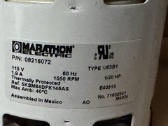 ColdZone 71639341 – 08216072 Fan Motor Evap & Condenser – 1550RPM – 1/20HP