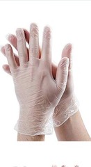 Medpride Medical Vinyl Examination Gloves, Latex Free Rubber, Size Large -100/Bx