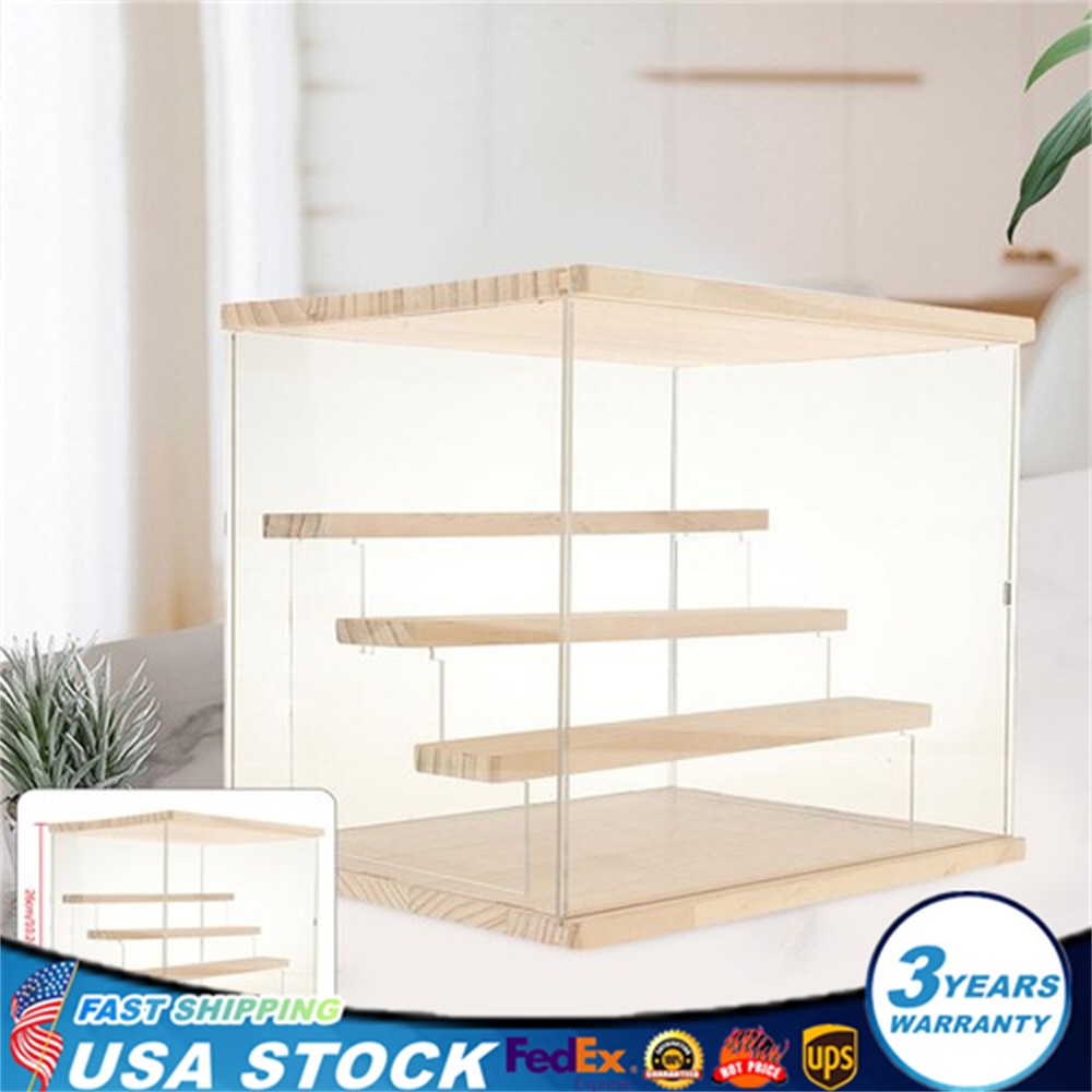 Clear Acrylic Countertop 11.81″x9.45″x10.24″ Display ShowCase Box Cabinet