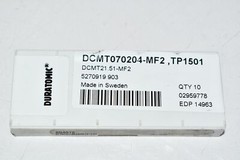 Pack of 10 NEW Seco DCMT070204-MF2 TP1501 Carbide Insert Indexable