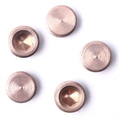 20pcs 1/8″ 1/4″ 3/8″ 1/2″ NPT Brass Hex Countersunk Plugs Socket Pipe Fittings
