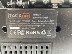 Tacklife Money Counter Machine MMC01 Black Counts Bills