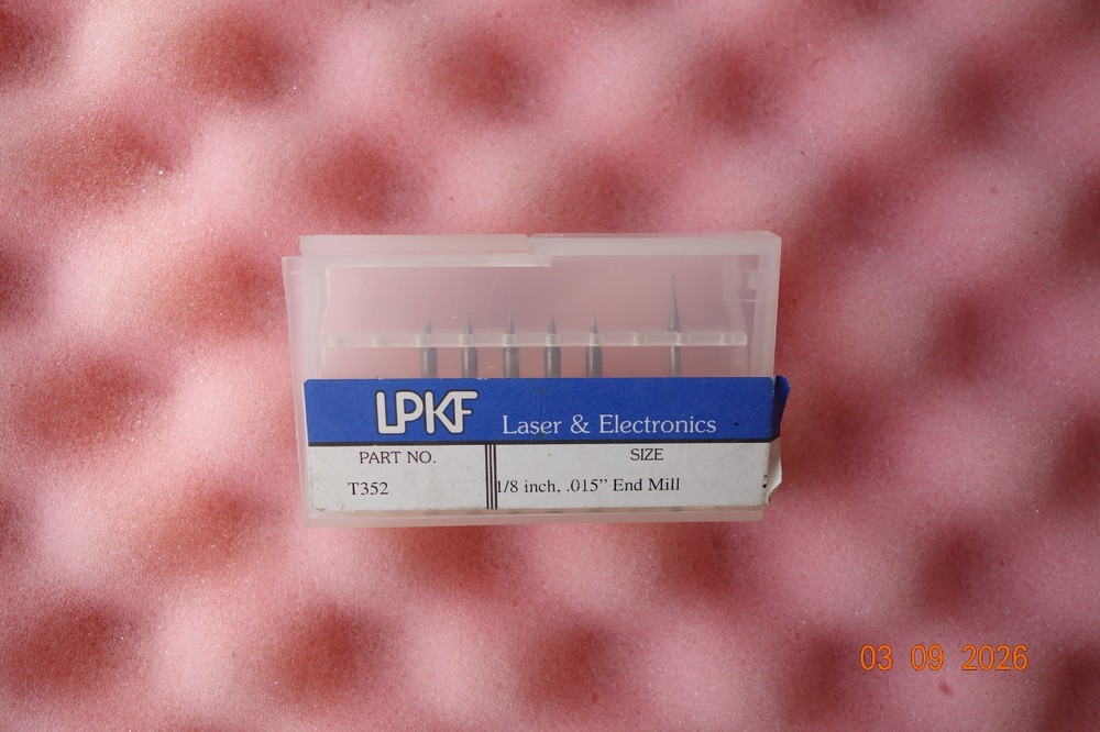 End Mill 1/8 inch, 0.015″ LPKF Laser & Electronics T352