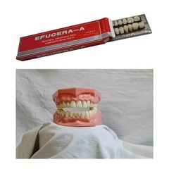 56 Pcs/2 Set (A2+A3) Dental Complete Resin Denture Teeth #23 Acrylic False Teeth