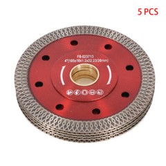 5Pcs 4″ Dry Wet Diamond Porcelain Saw Blades Ceramic Cutting Disc Wheels Thin