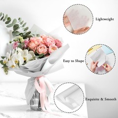 500 Sheets 14″x20″ 20″x 30″ White Wrapping Tissue Paper Bulk for Gift Bags WHITE