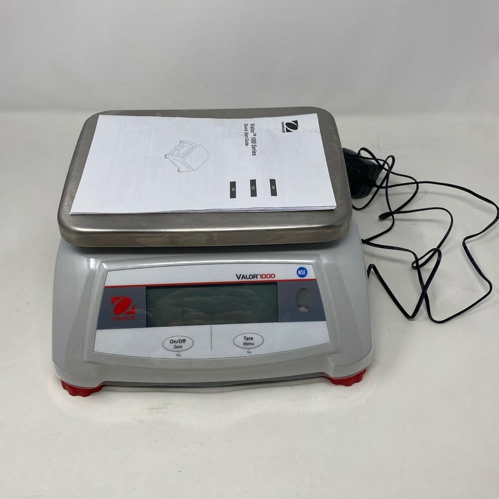 Ohaus Valor 1000 V12P15 Gray/Stainless 30 lb x 0.005 lb Bench Scale