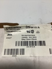 DINNECTORS TERMINAL BLOCK CONNECTOR Box Of 100 V-462