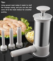 Sausage Stuffer Machine Vertical Sausage Maker, 2025 New Stainless Steel